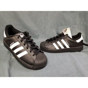 Adidas Superstar II C Sneakers Black Kids Size 1.5 NEW NO BOX!